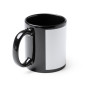 Taza Cerámica Negra con recuadro Personalizada