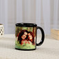 Taza Cerámica Negra con recuadro Personalizada